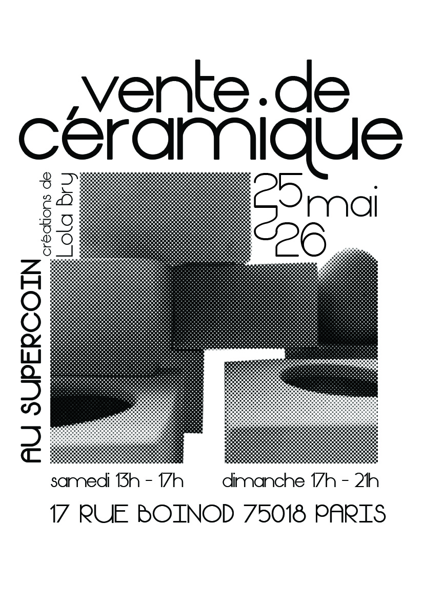 You are currently viewing Vente de céramique 25/26 mai